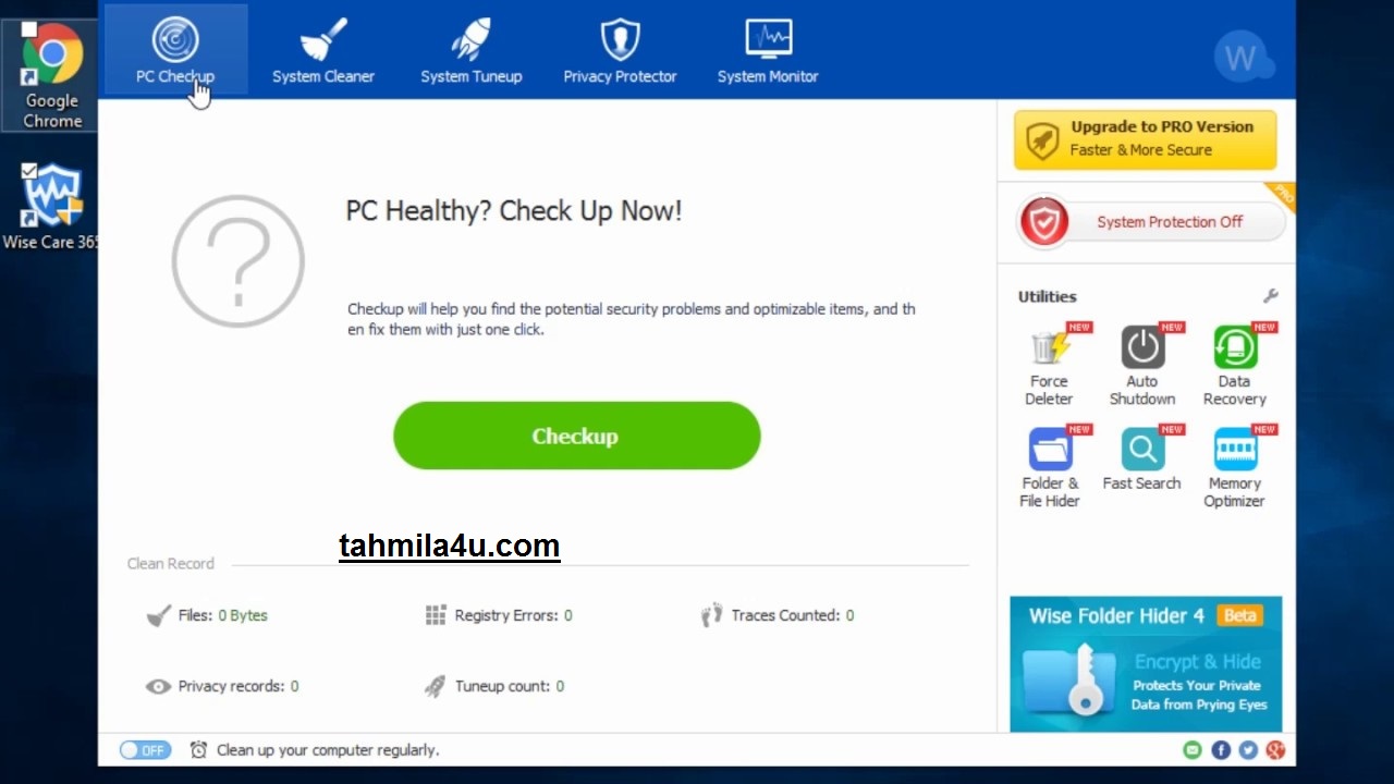 Wise Care 365 PRO الكراك مع مفتاح الترخيص